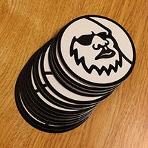 Customer Photo of Circle Stickers by Widefoot Design from Midwest USA
