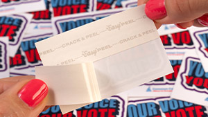 Crack and Peel Stickers