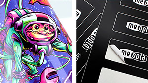 Glossy Stickers vs Matte Stickers