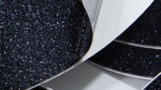 Oval Glitter Stickers Closeup