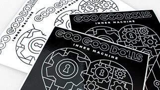 Square custom stickers for Goo Goo Dolls Inner Machine