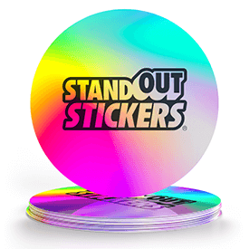 Custom Circle Holographic Stickers