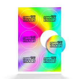 Custom Holographic Sticker Sheets