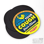 Cover Your Cough Coronavirus Circle Magnets