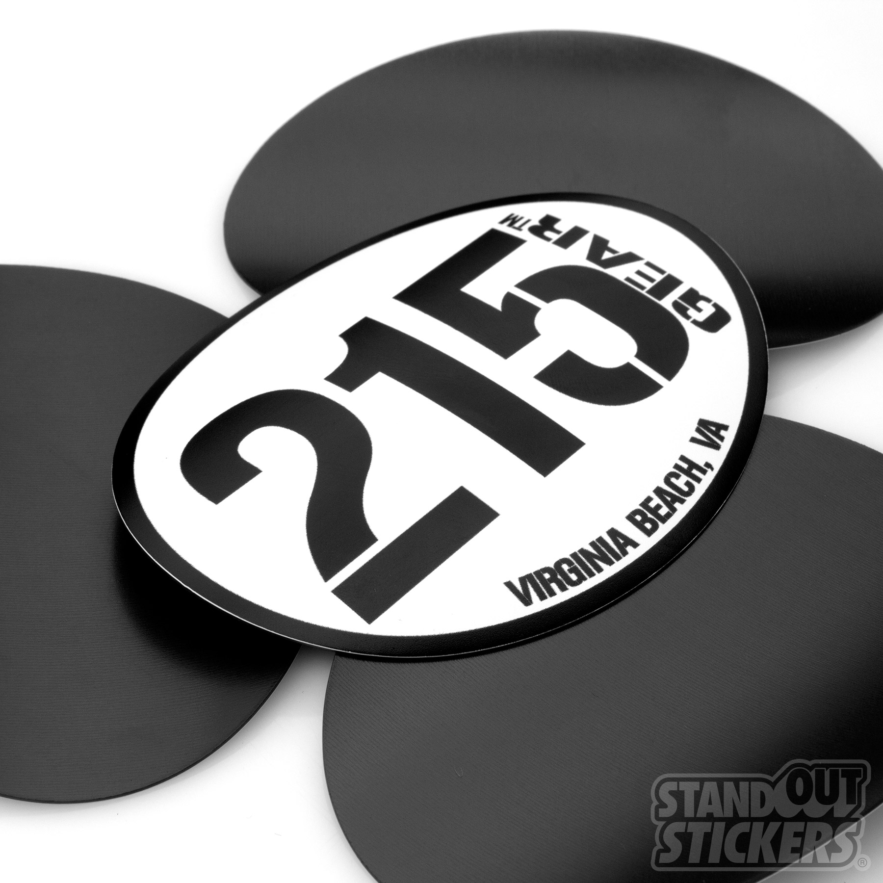 215 Gear Oval Fridge Magnets