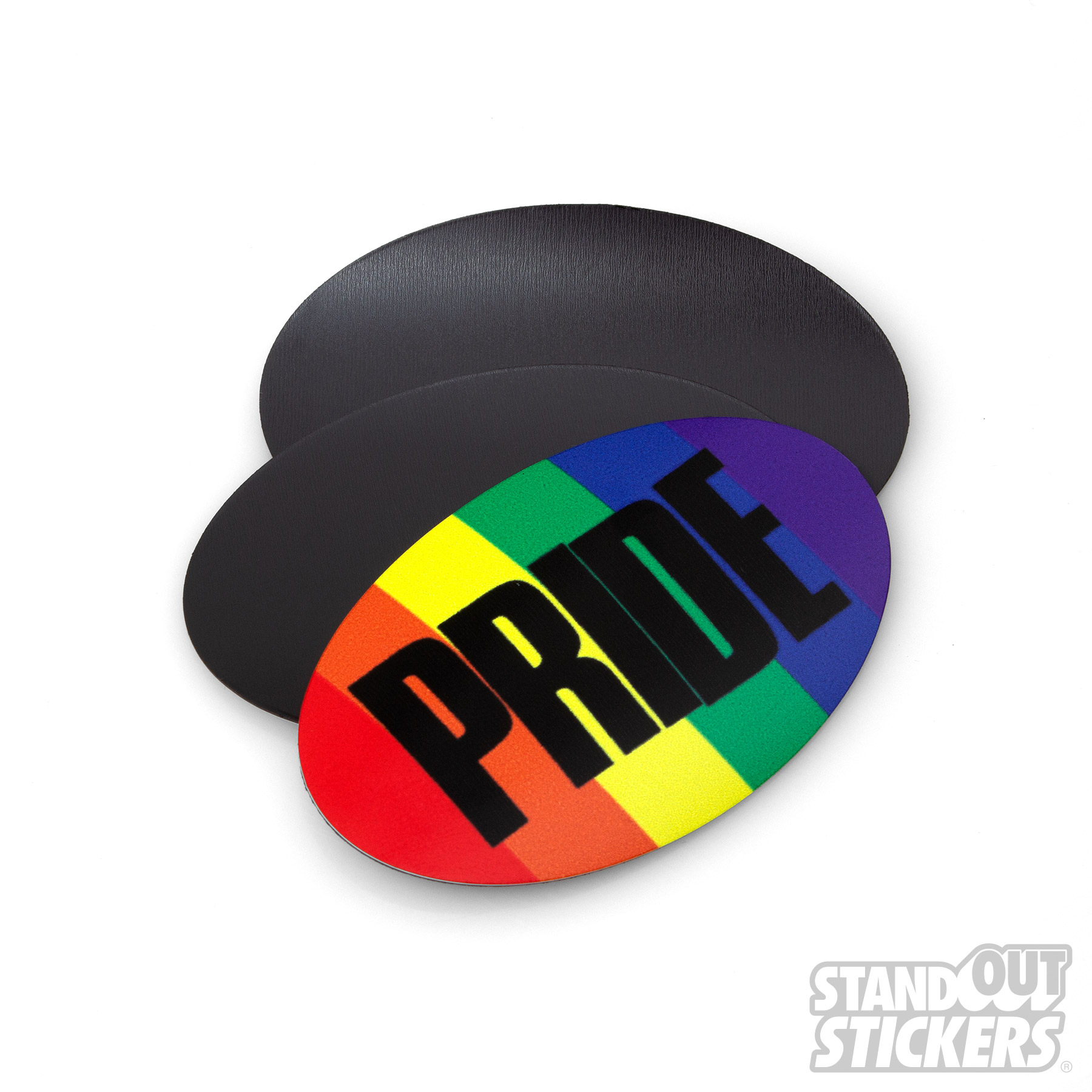 PRIDE Oval Magnets