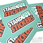 Rectangle floor decals printed by StandOut Stickers
