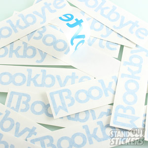 Cut Vinyl Decals for Bookbyte