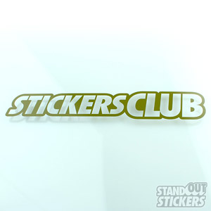 Cut Vinyl Decals for Stickers Club
