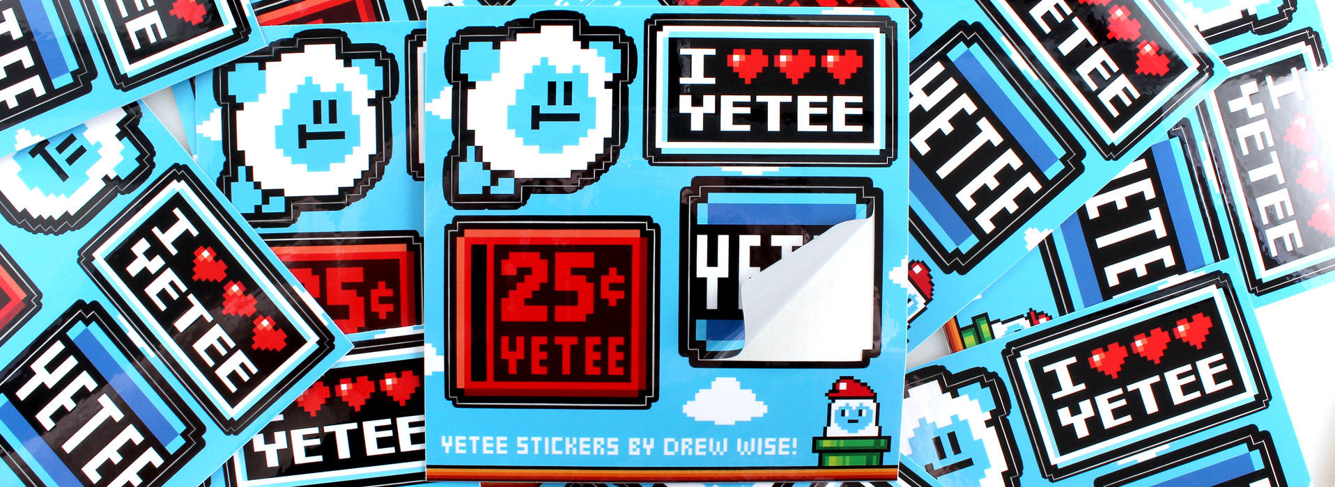 The Yetee Square Stickers
