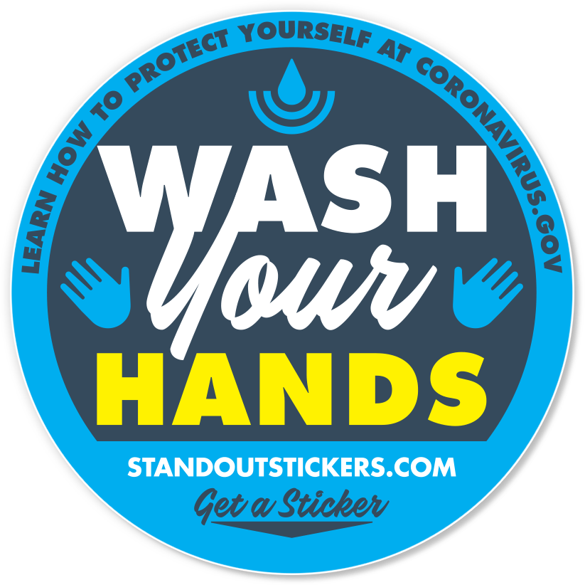 Wash Your Hands Sticker