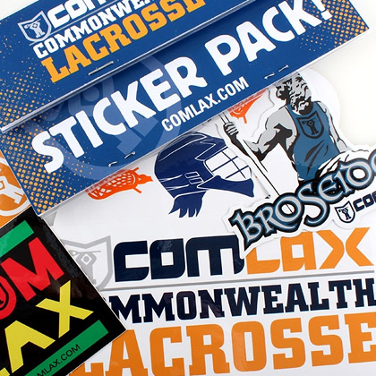 Comlax Lacrosse Custom Vinyl Sticker Packs