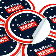 Buzzfeed News Laptop Stickers