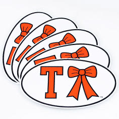 University of Tennessee Oval Car Stickers Feature Image