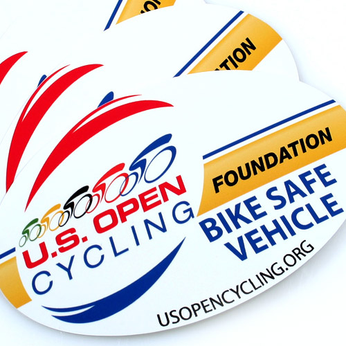 US Open Cycling Oval Stickers