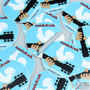 Cockstock Rae Sreummurd Round Custom Stickers